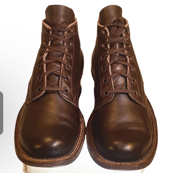 Brown Leather Semidress Rancher Boot 